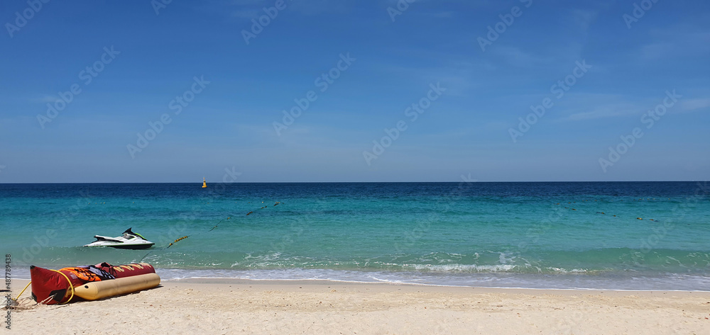 boat on the beach paradise