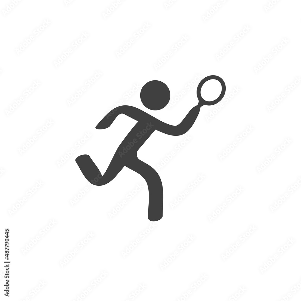 Tennis sport vector icon Tennis sport vector icon