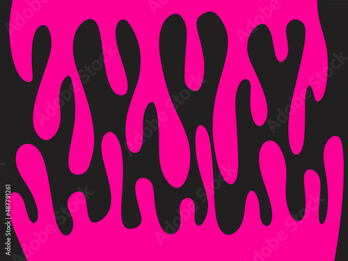 Simple background with melting liquid pattern