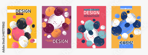 Artistic brochures vector a...