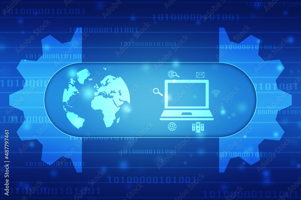 Binary Code Background, Digital Abstract technology background, flowing number one and zero text in binary code format in technology background. Internet Big data Concept Binary Code Background, Digital Abstract technology background, flowing number one and zero text in binary code format in technology background. Internet Big data Concept
