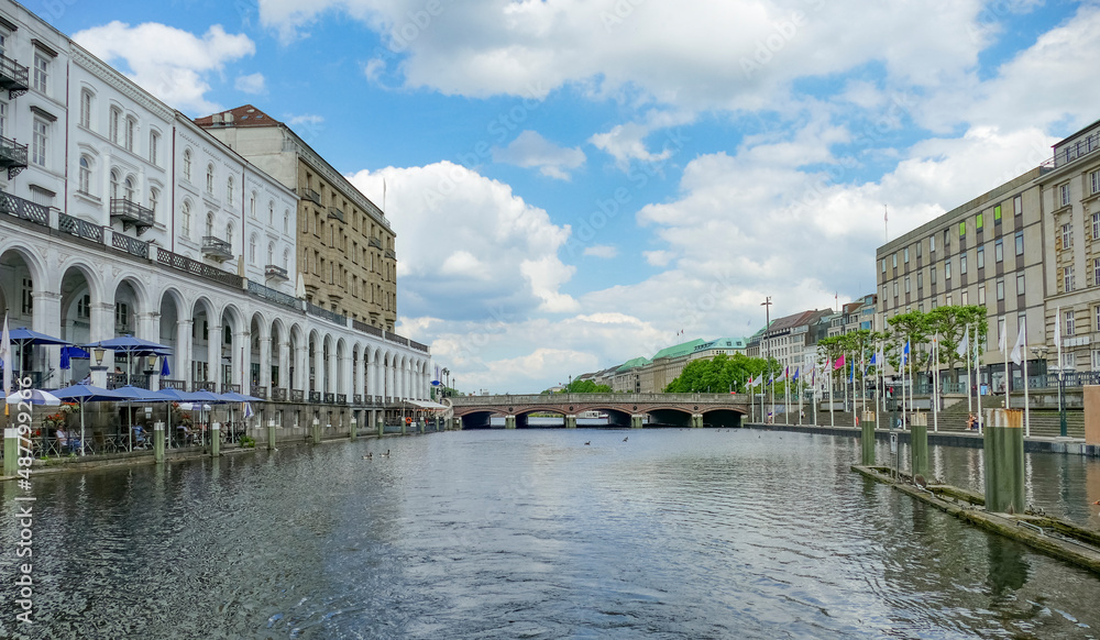 Fototapeta premium Binnenalster in Hamburg