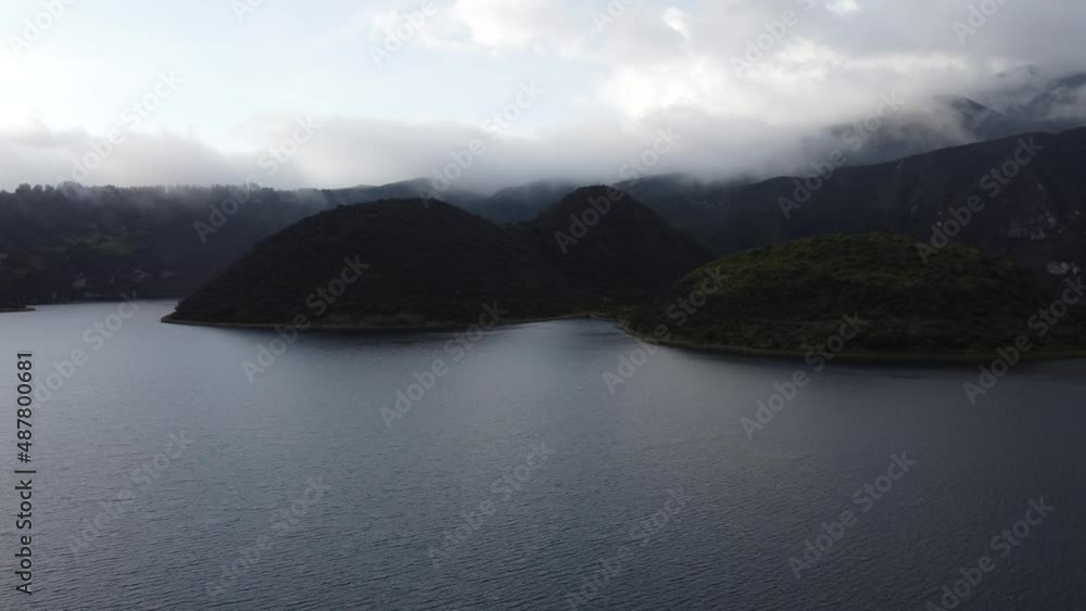 Amazing landscape at Laguna de Cuicocha, Ecuador Amazing landscape at Laguna de Cuicocha, Ecuador