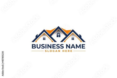 home repair, roofing, remodeling, handyman, home renovation, decor logo