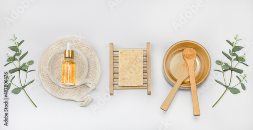 natural beauty products for use at home, beauty spa