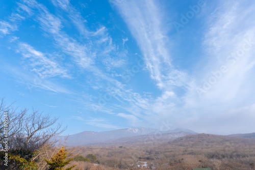clouds over the mountains