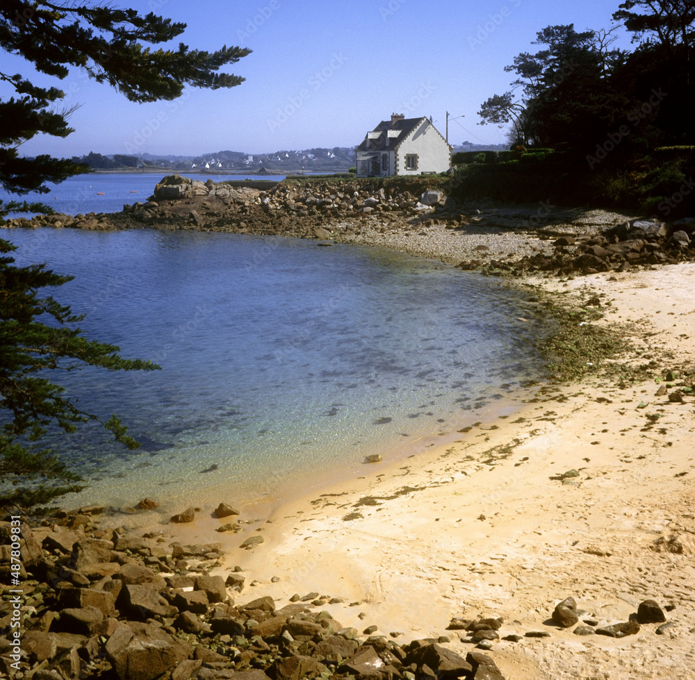 The Côte de granite rose or Pink Granite Coast is a stretch of coastline in the Côtes d'Armor departement of northern Brittany, France. The Côte de granite rose or Pink Granite Coast is a stretch of coastline in the Côtes d'Armor departement of northern Brittany, France.