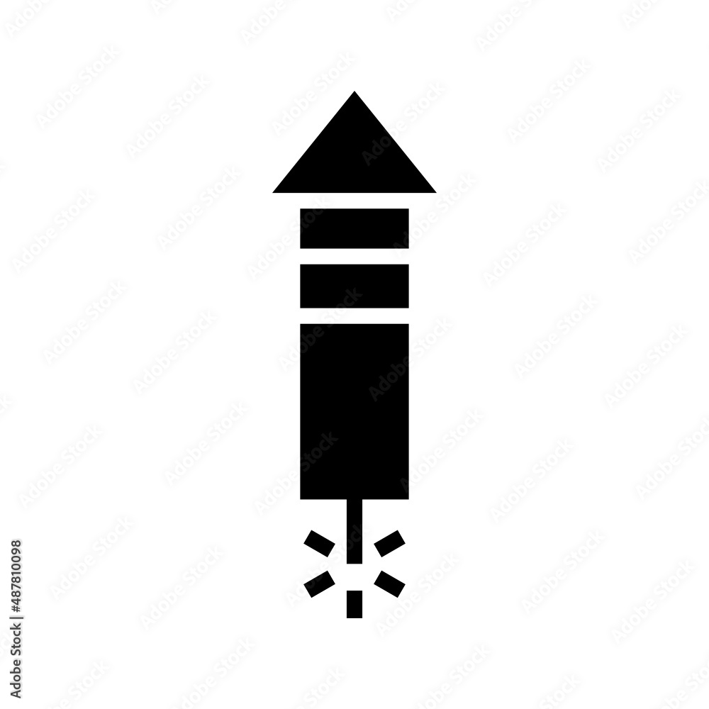 Rocket icon isolated on white background Rocket icon isolated on white background