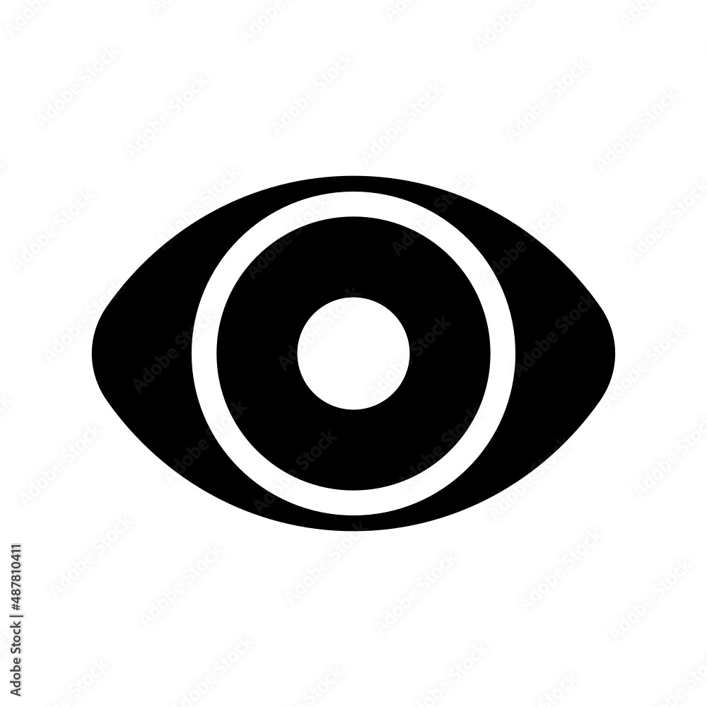 View icon isolated on white background View icon isolated on white background