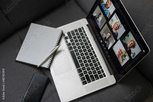Fotografi Video conference concept