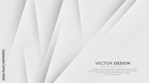 Grey and white abstract background shine. Light silver vector texture. Modern simple design concept. Suit for cover, poster, advertising, banner, website. Vector illustration