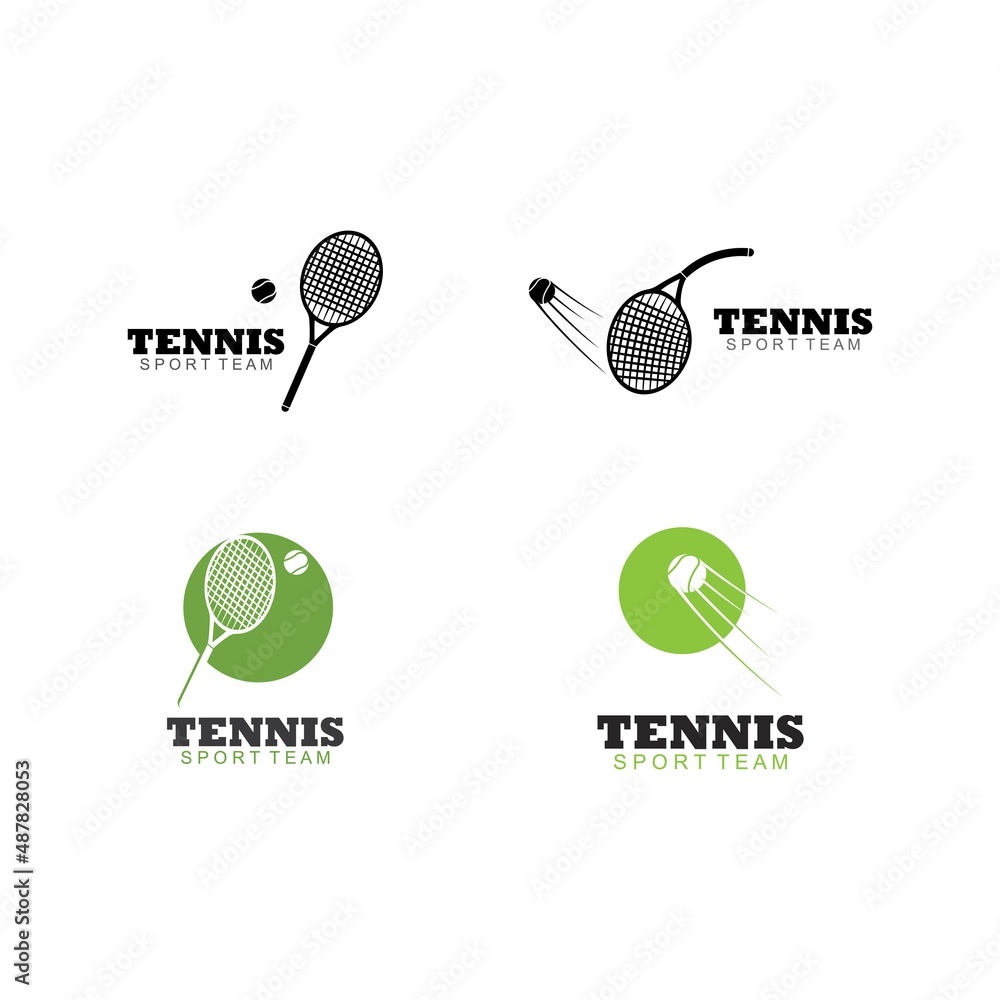 Tennis Logo Template Vector design
