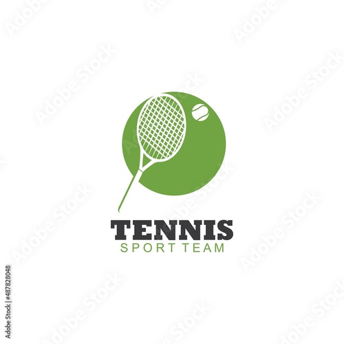Tennis Logo Template Vector design