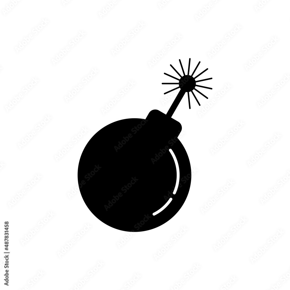 Bomb Icon Vector Illustration Design Bomb Icon Vector Illustration Design