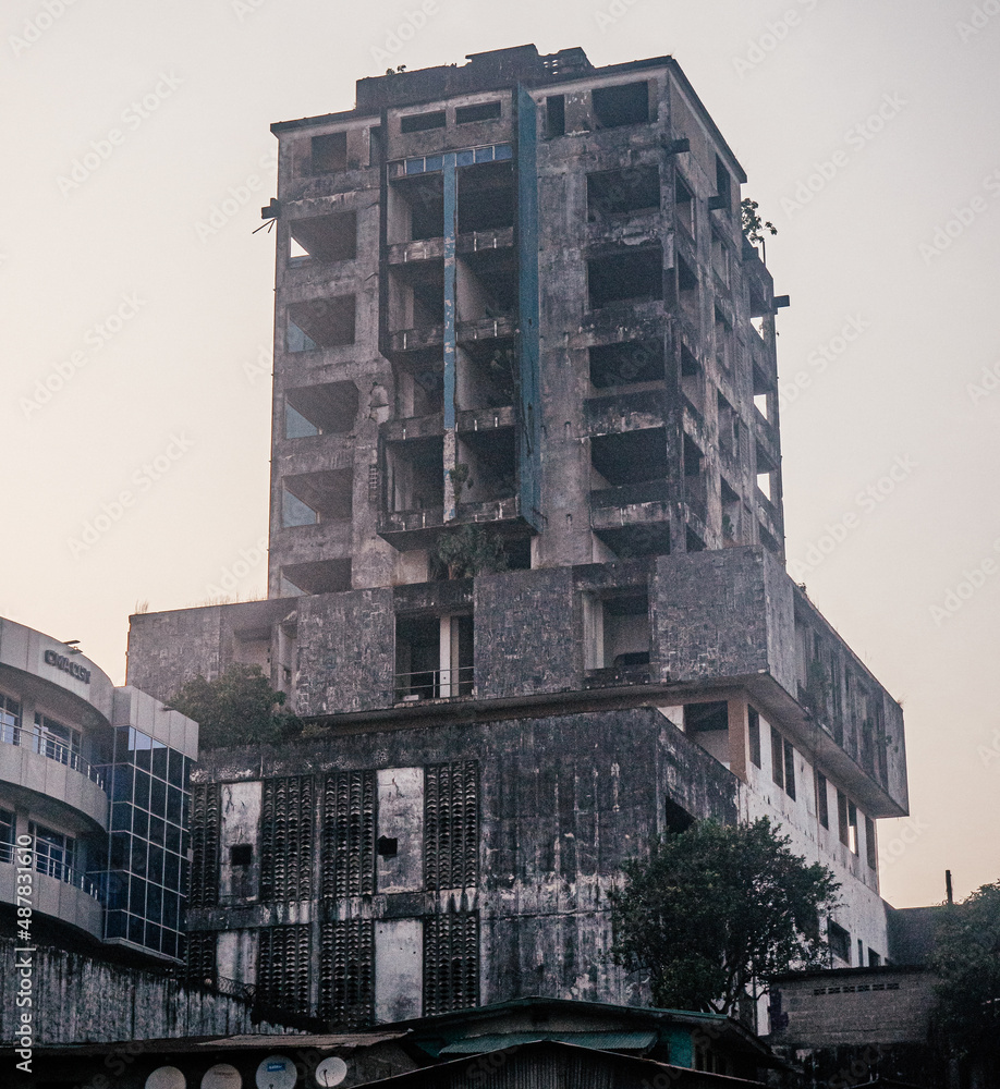 Fototapeta premium Edward J. Roye Building in Monrovia, Liberia