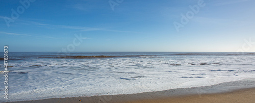 looking out to sea from Minsmere Suffolk