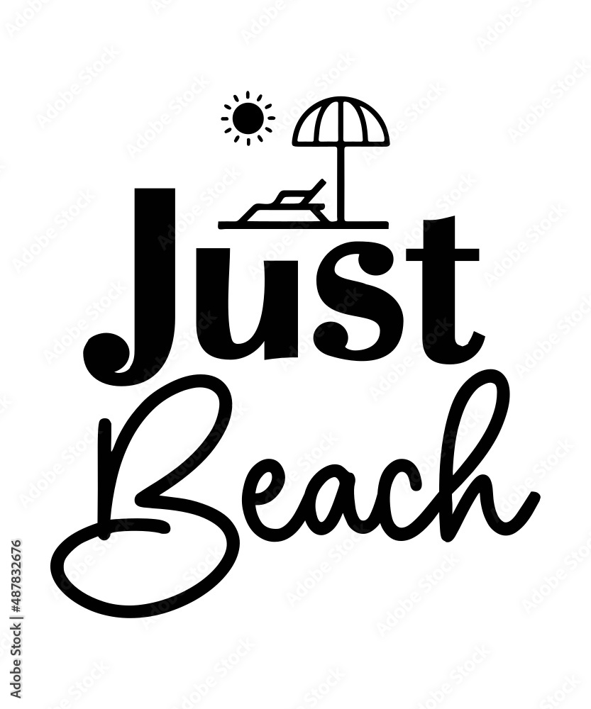Vetor de Summer Beach Bundle SVG, Beach Svg Bundle, Summertime, Funny ...