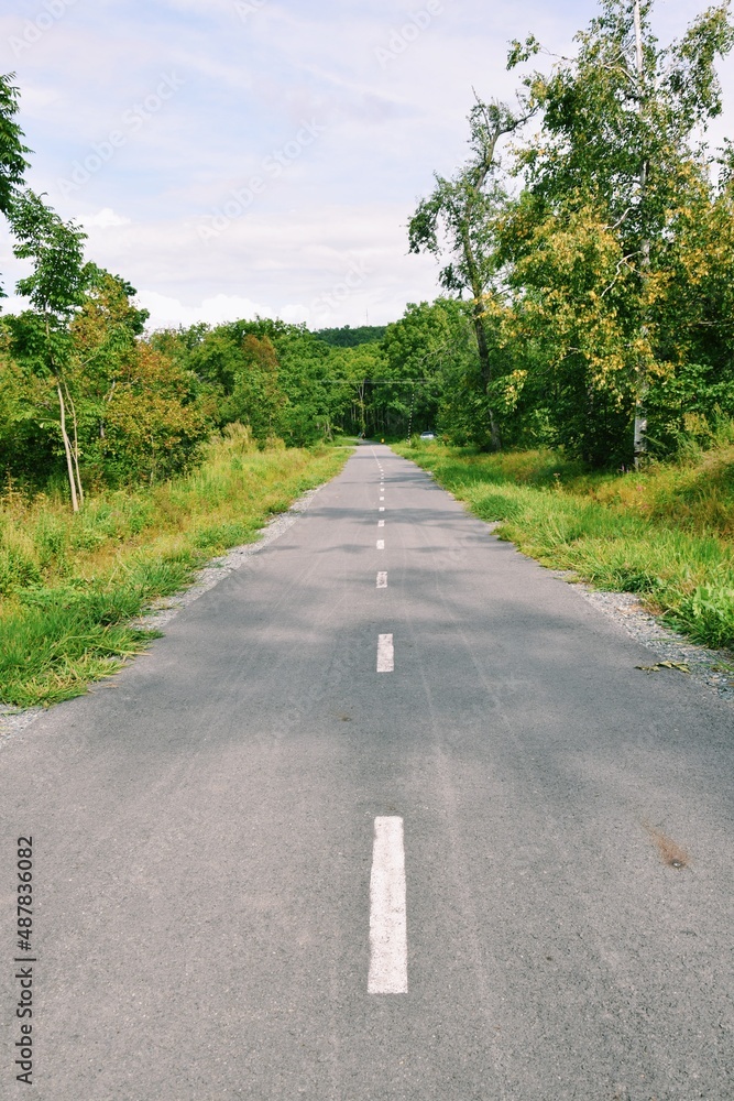 road in the countryside