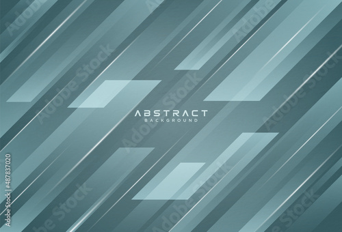 Abstract overlay diagonal green square shapes background. Modern simple gradient square shapes texture design element. Suit for poster, brochure, flyer, banner, advertising, cover, website, flyer