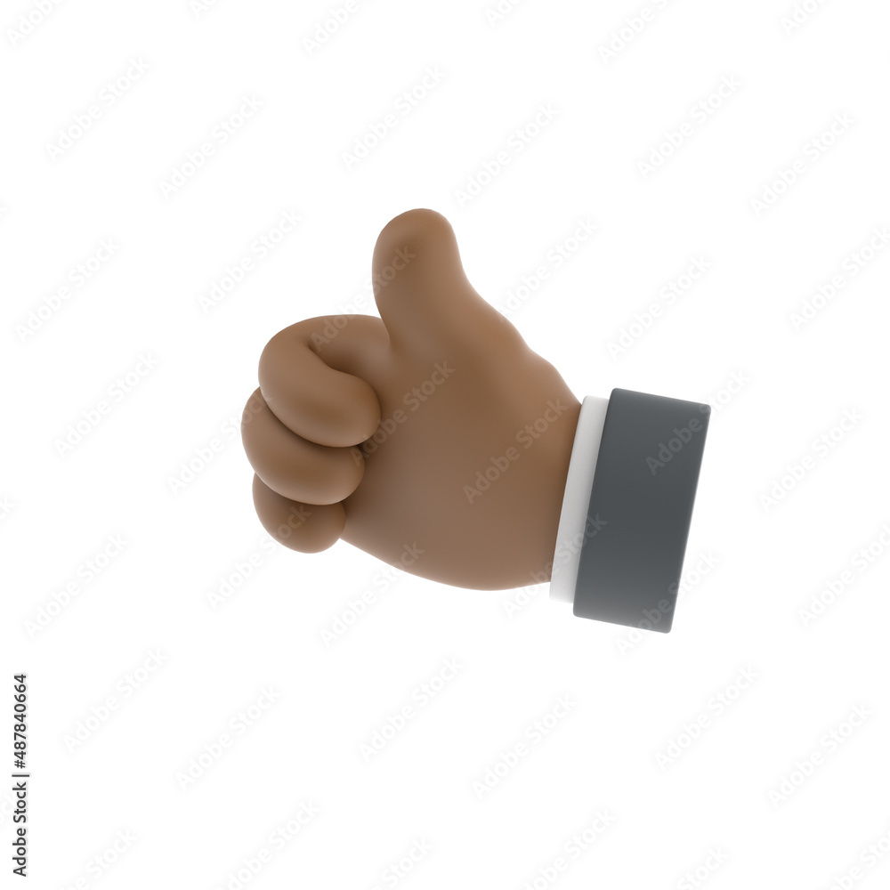 Bravo 3d hand vector Bravo 3d hand vector