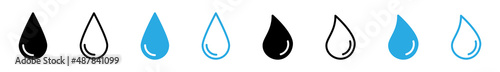 Valokuva Water drop icon
