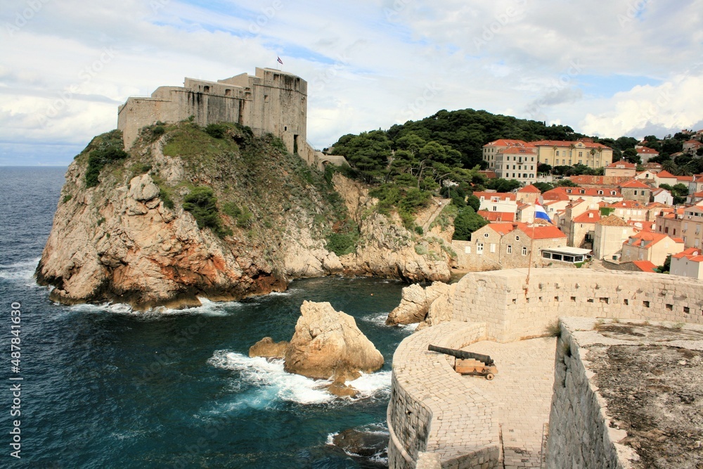 Fortress of the old town Dubrovnik, Croatia
