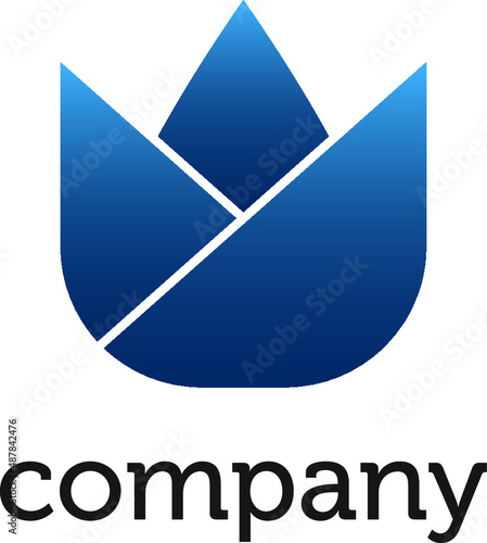 Company logo flower pedals