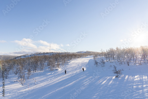 Ramundberget ski resort in Härjedalen, Jämtland Sweden