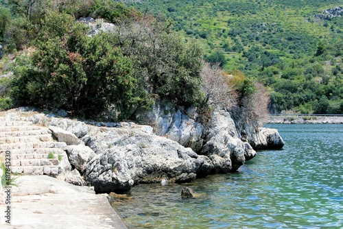 cozy little town Zaton near Dubrovnik, Croatia photo