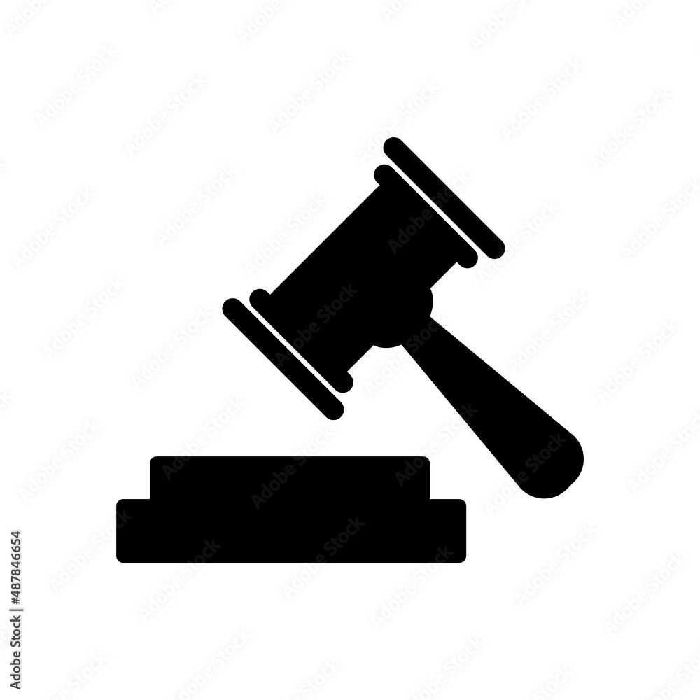 Judge Gavel Auction Icon Vector Illustration Design Judge Gavel Auction Icon Vector Illustration Design