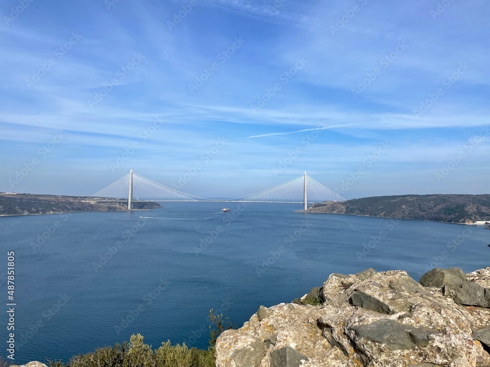 Fototapeta premium Entrance of bosphorus from Black Sea