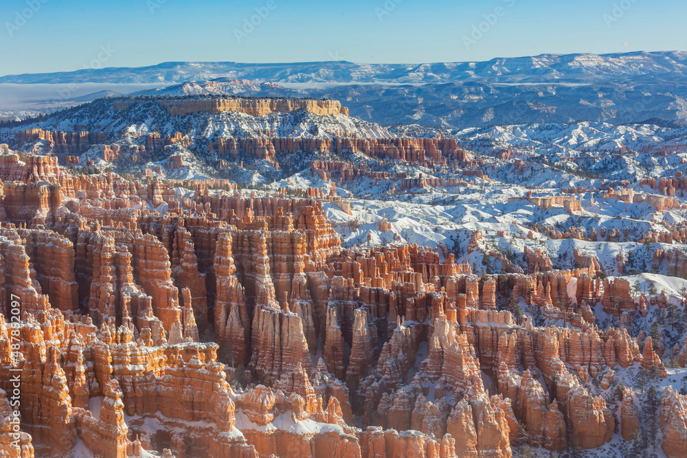 Superb view of Inspiration Point of Bryce Canyon National Park