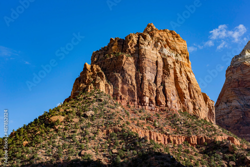 Daytime view of the famous Zion National Park