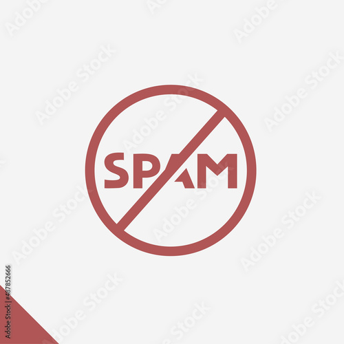 Free Download No spam sign - GFXLoad