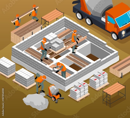 House Construction Background