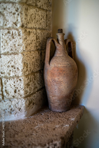 ancient terracotta amphora