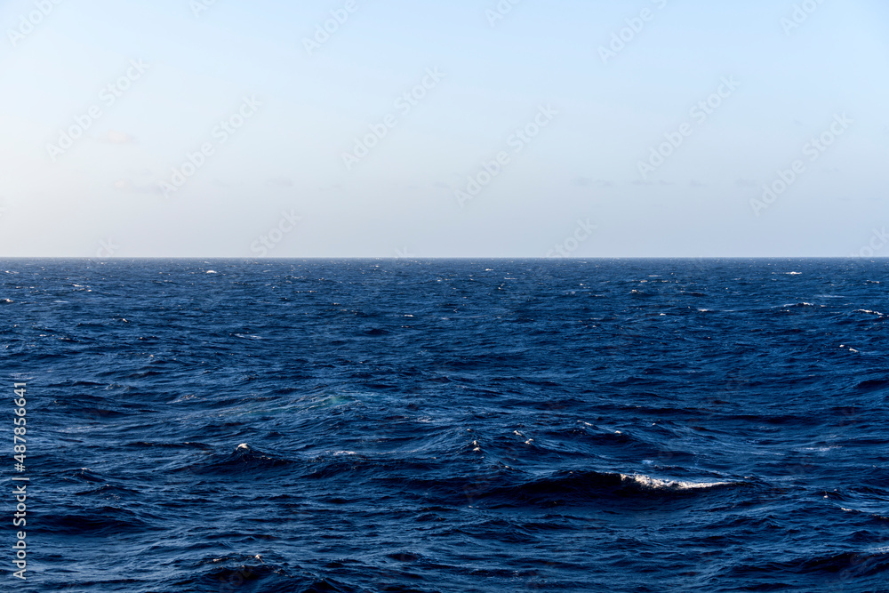 Beautiful seascape - waves and sky with clouds with beautiful lighting. Caribbean sea. Mediterranean sea. Beautiful seascape - waves and sky with clouds with beautiful lighting. Caribbean sea. Mediterranean sea.