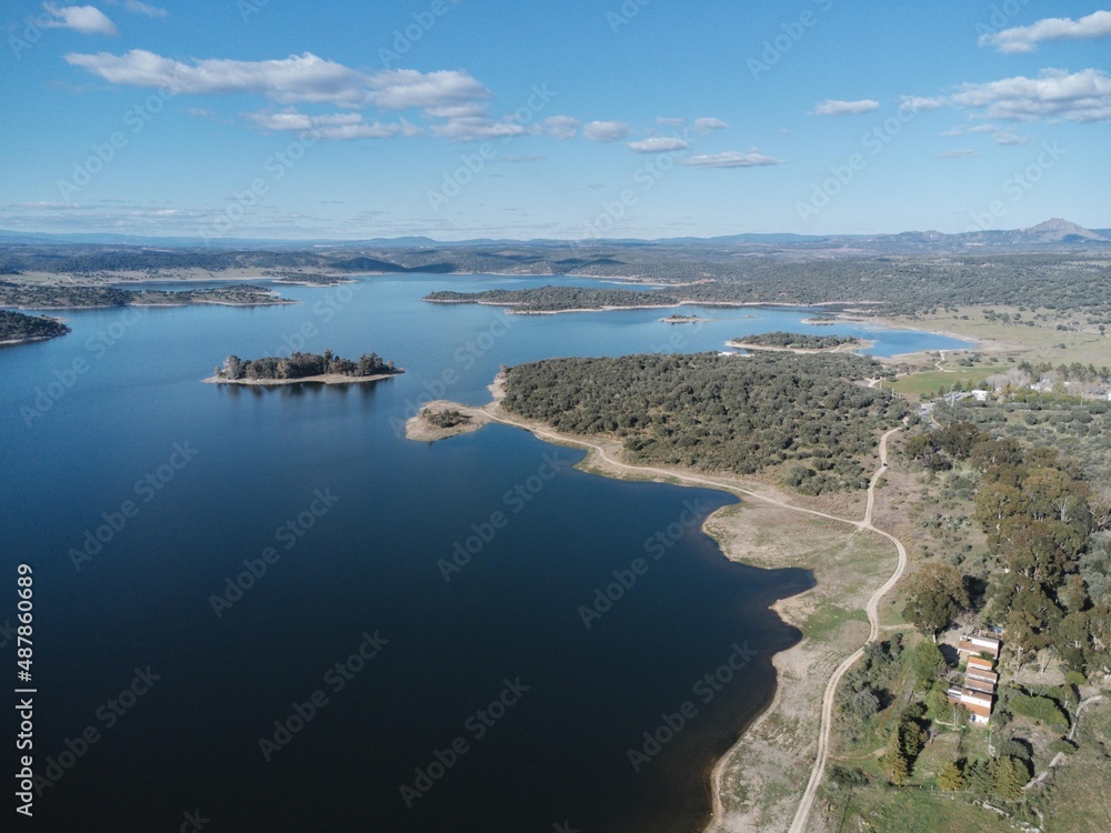 Obraz premium Castelo Branco Portugal Dam