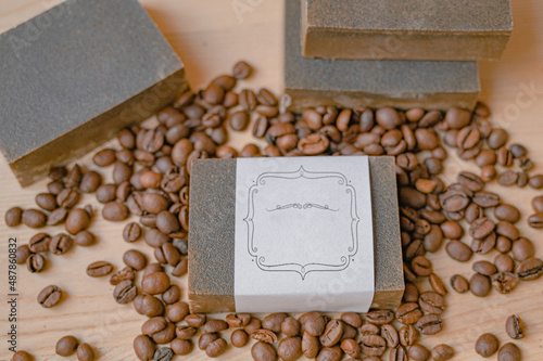 Piece coffee soap