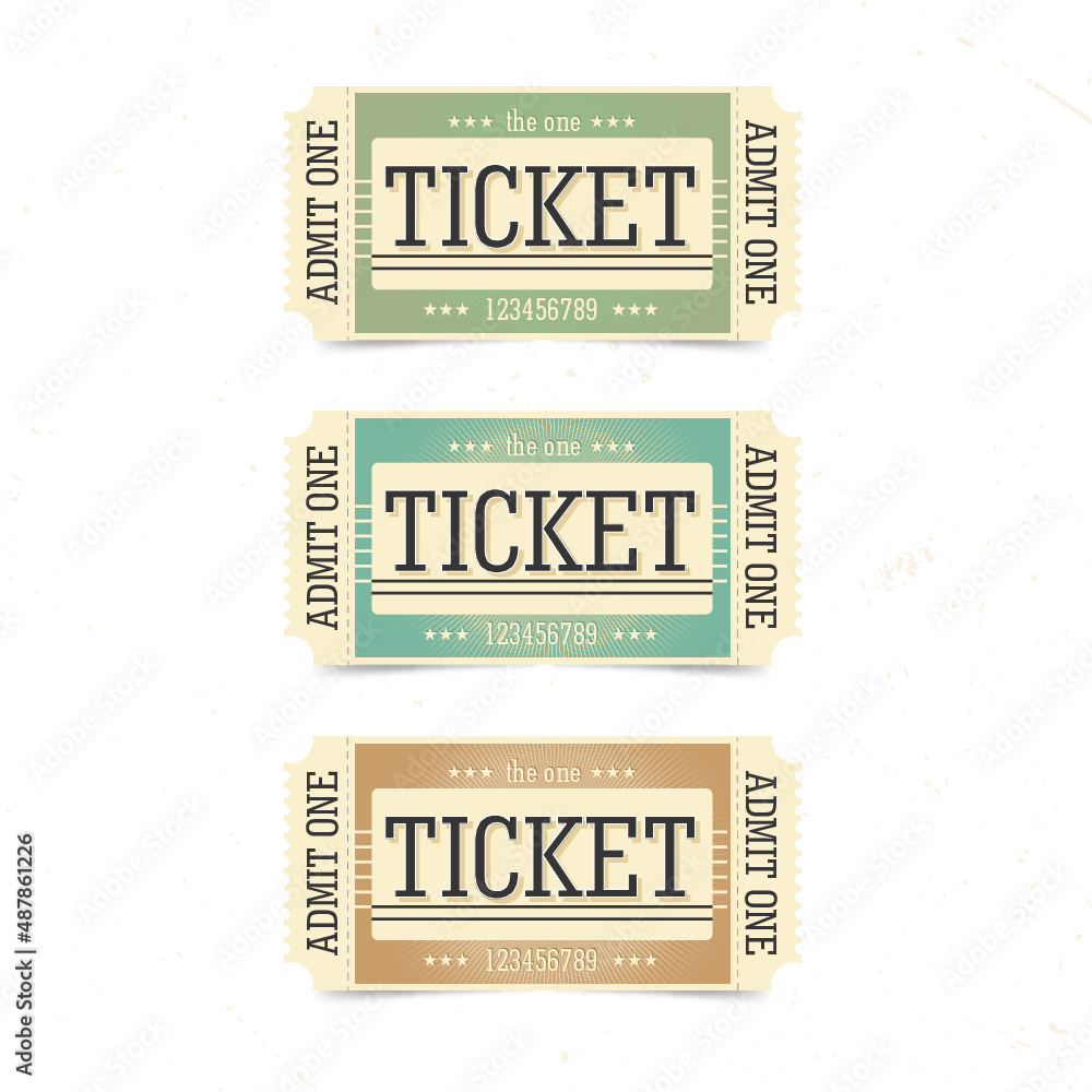 Obraz premium Ticket