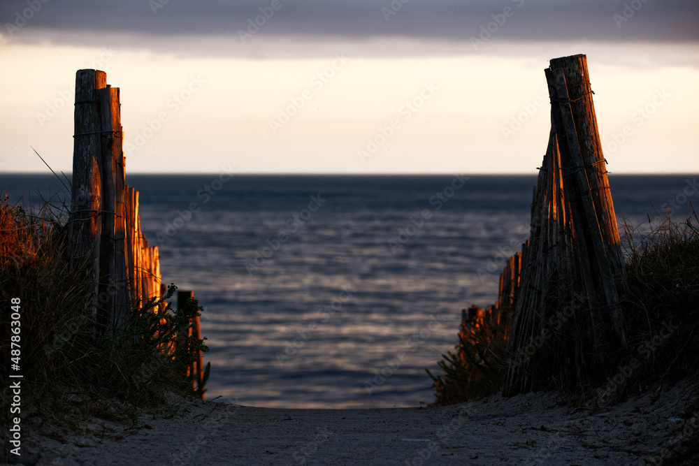 En route pour la plage de Penvins