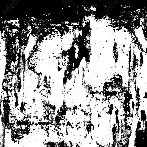 Dirty grunge background. The monochrome texture is old. Vintage worn pattern. The surface is covered with scratches