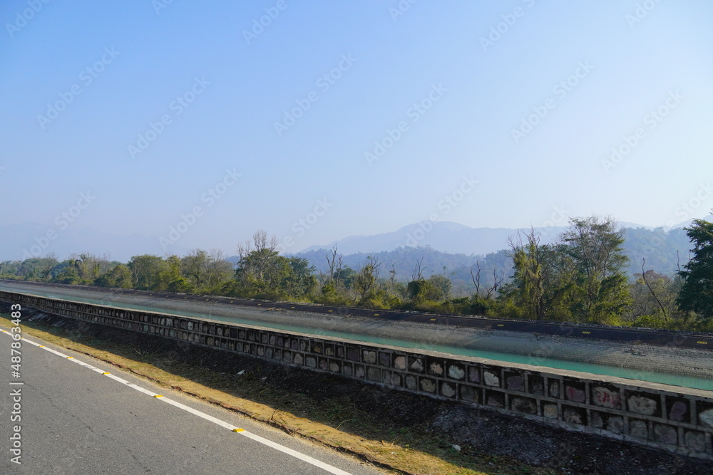 Beautiful morning landscape images with mountains Beautiful morning landscape images with mountains