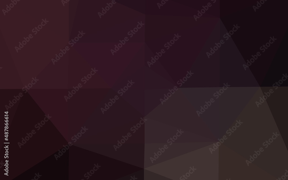 Dark Black vector abstract polygonal layout. Dark Black vector abstract polygonal layout.