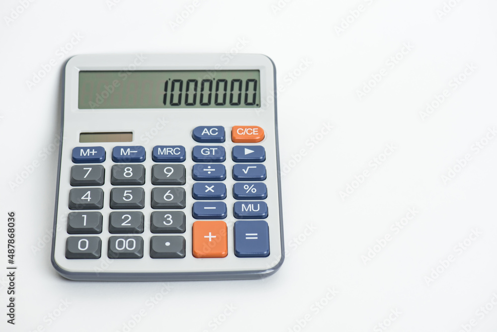 Calculator isolated on the white background. Calculator isolated on the white background.