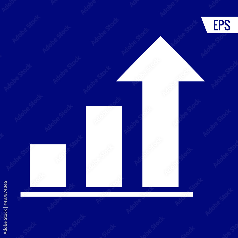 Growth vector icon illustration sign Growth vector icon illustration sign