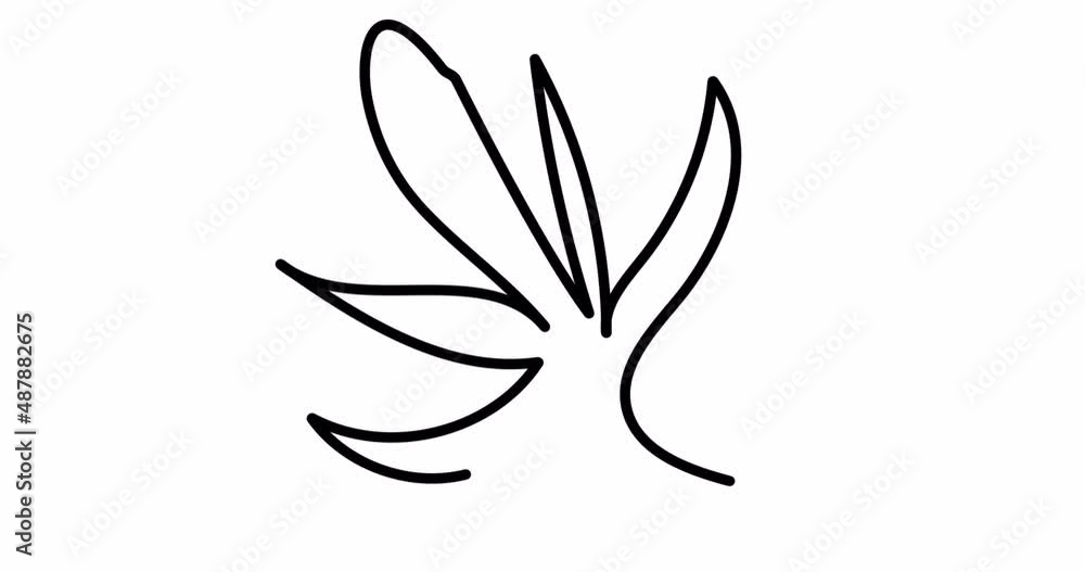 Continuous one line drawing. Flying bird logo. Black and white flower illustration. Concept for logo, card, banner, poster, flyer Continuous one line drawing. Flying bird logo. Black and white flower illustration. Concept for logo, card, banner, poster, flyer