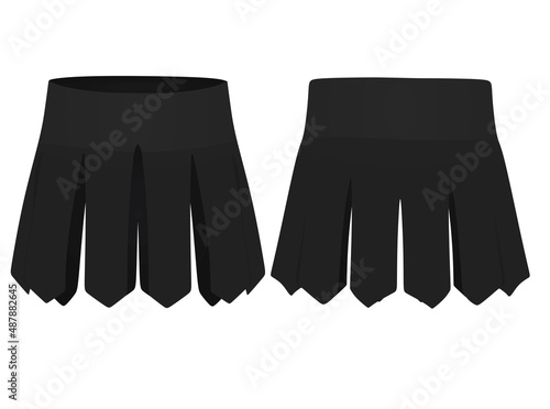 Men ancient skirt. vector illustration