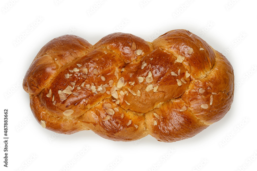sweet easter bread or tsoureki