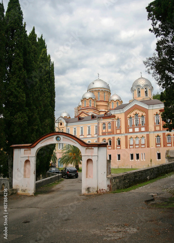 Abkhazia New Athos Monastery municipality of Gudauta, culture and history photo